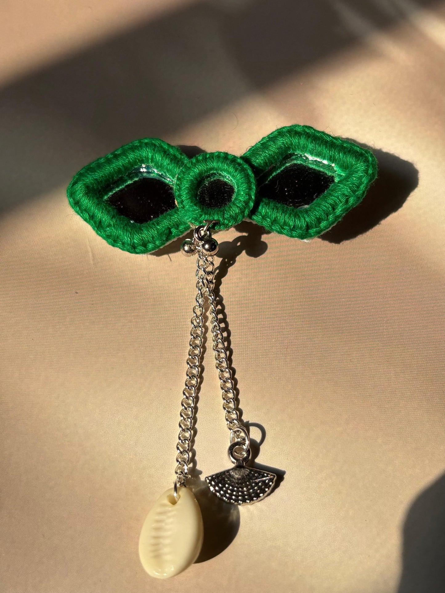Mirror Charm Hair Clip