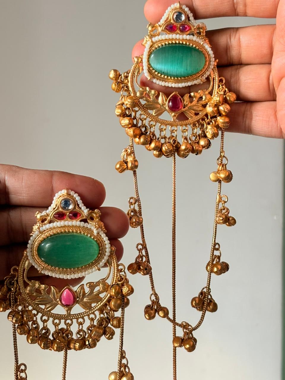 Regal Ranihaar Dangler Jhumkas