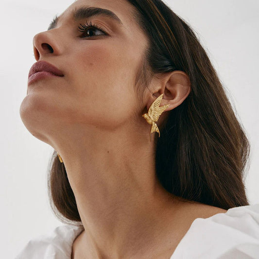 Aurelia Bird Studs