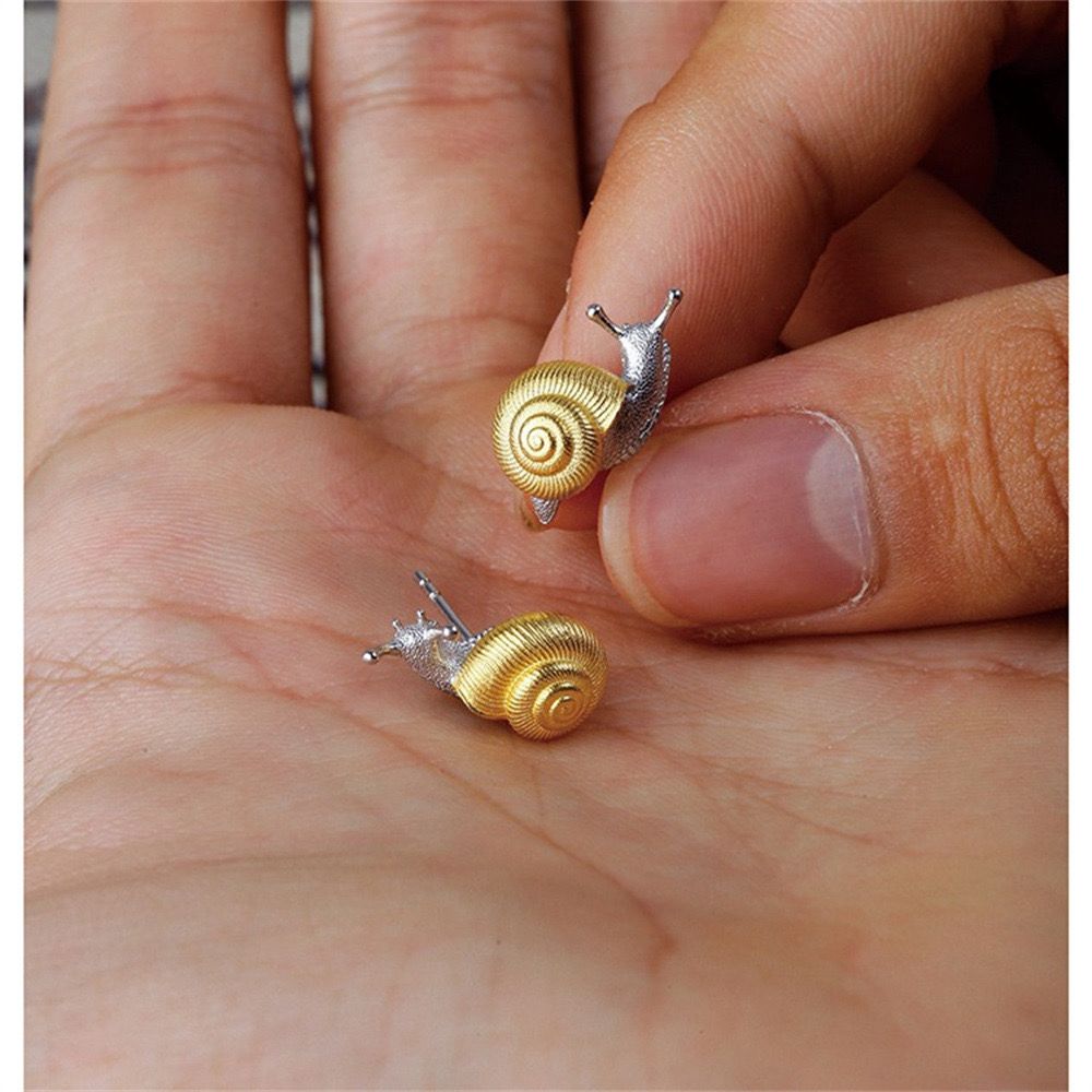 Whispering Snail Studs