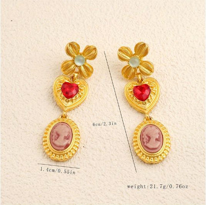 Victorian Love Drop Earrings