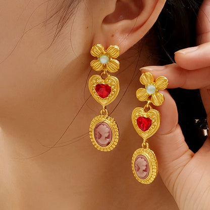 Victorian Love Drop Earrings