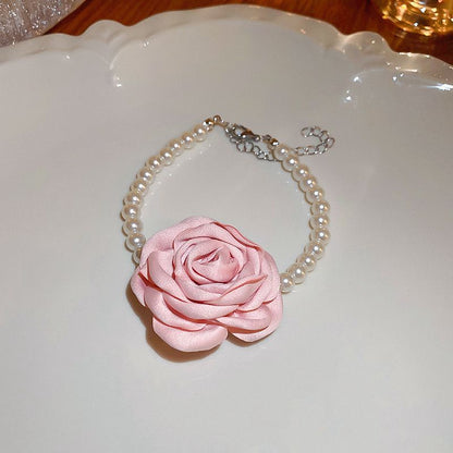Pearl Rosy Bracelet