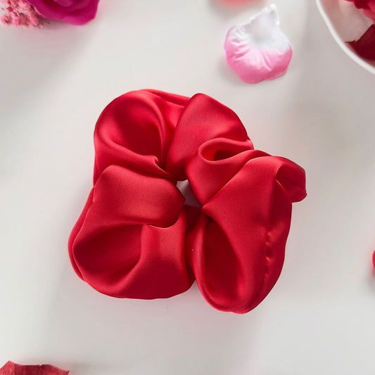 Sweetheart Satin Scrunchie