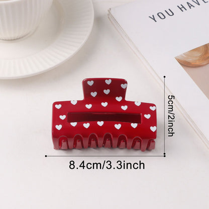 Heart Pop Claw Clip