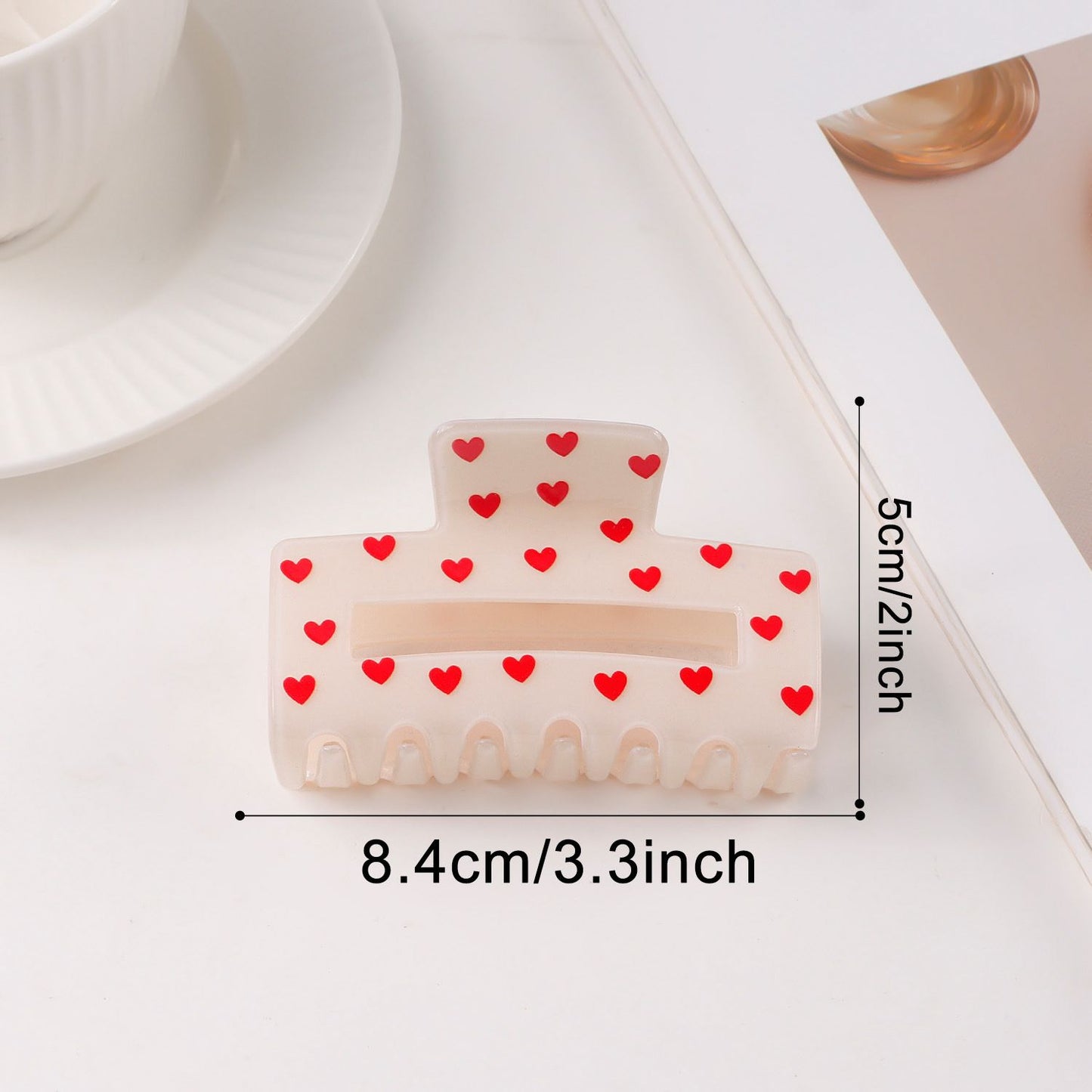Heart Pop Claw Clip