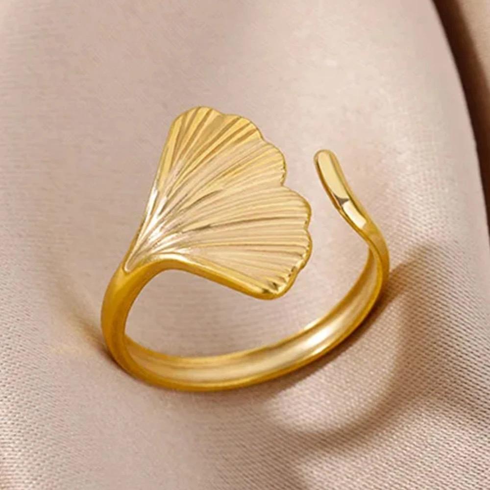 Aurora Leaf Statement Ring