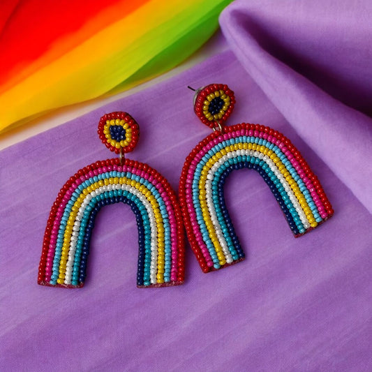 Rainbow Handmade Earrings