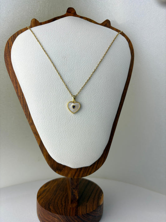 Minimal Heart Pendant - Anti Tarnish