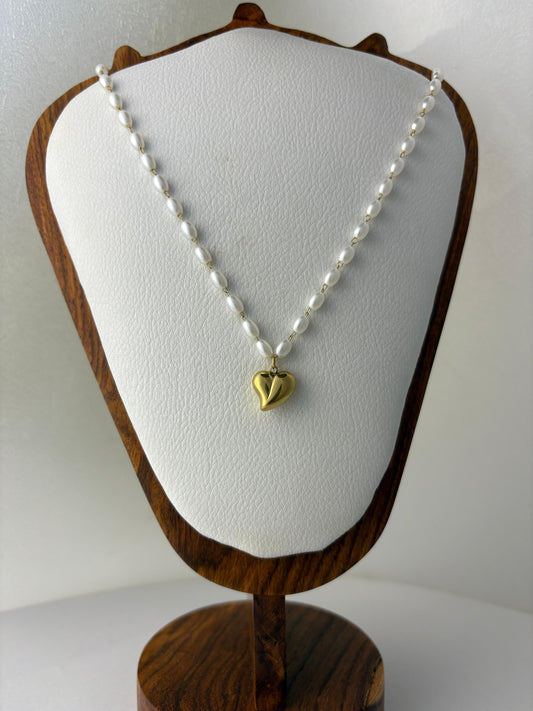 Pear Heart Pendant