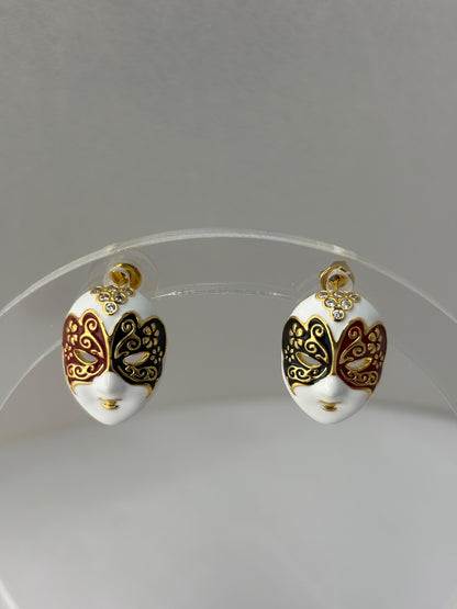 Face Stud Earrings