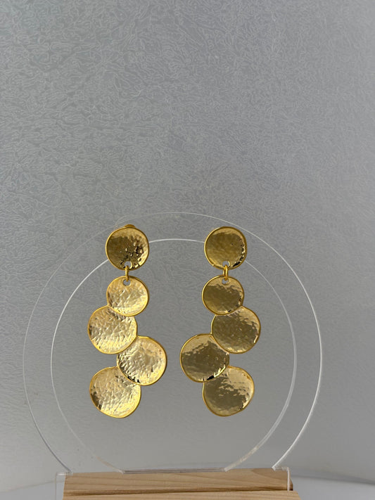 Gold Long Earrings