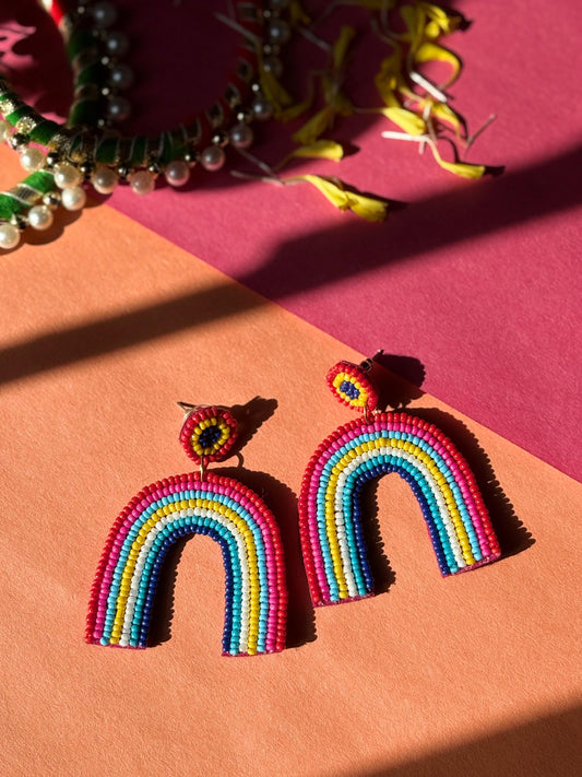 Rainbow Handmade Earrings