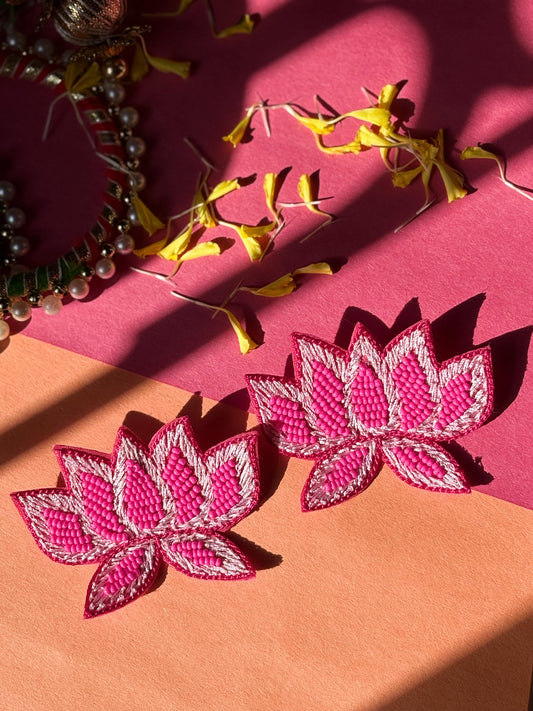 Lotus Handmade Earrings