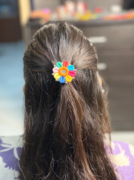 Navrang Floral Hair Clip