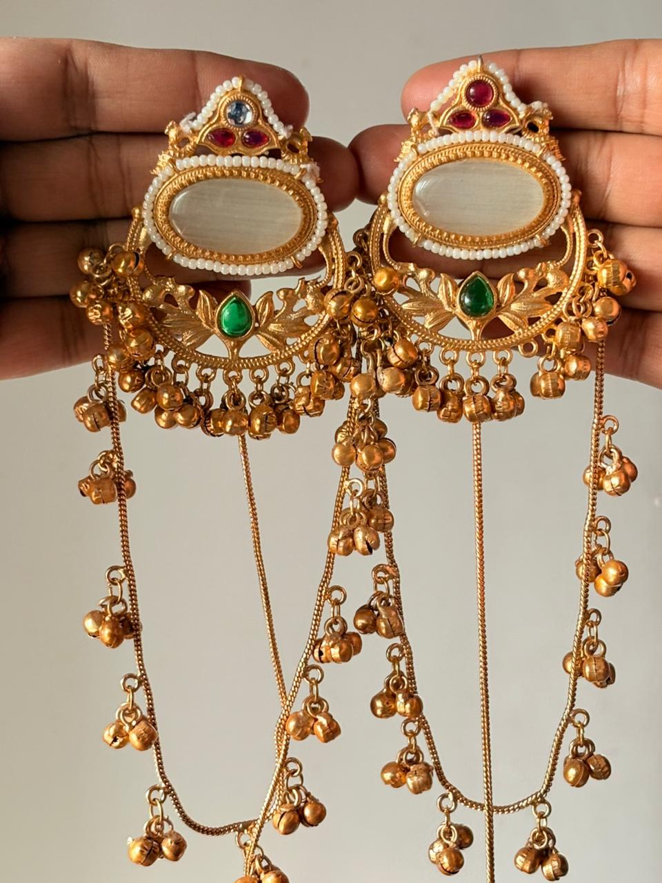 Regal Ranihaar Dangler Jhumkas
