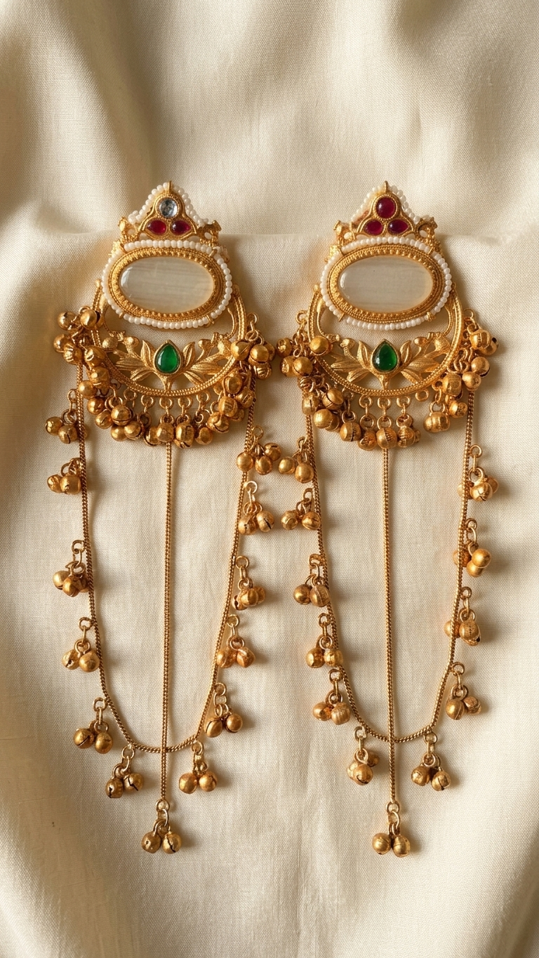 Regal Ranihaar Dangler Jhumkas