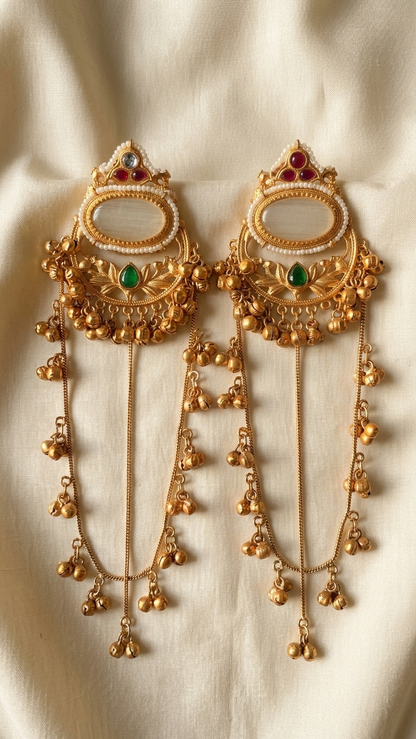 Regal Ranihaar Dangler Jhumkas