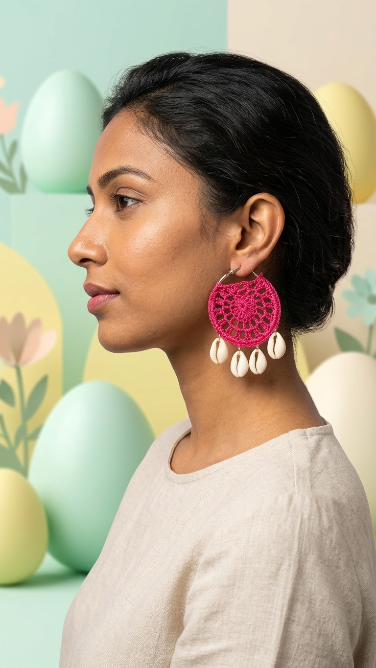 Handmade Sea Shell Earrings