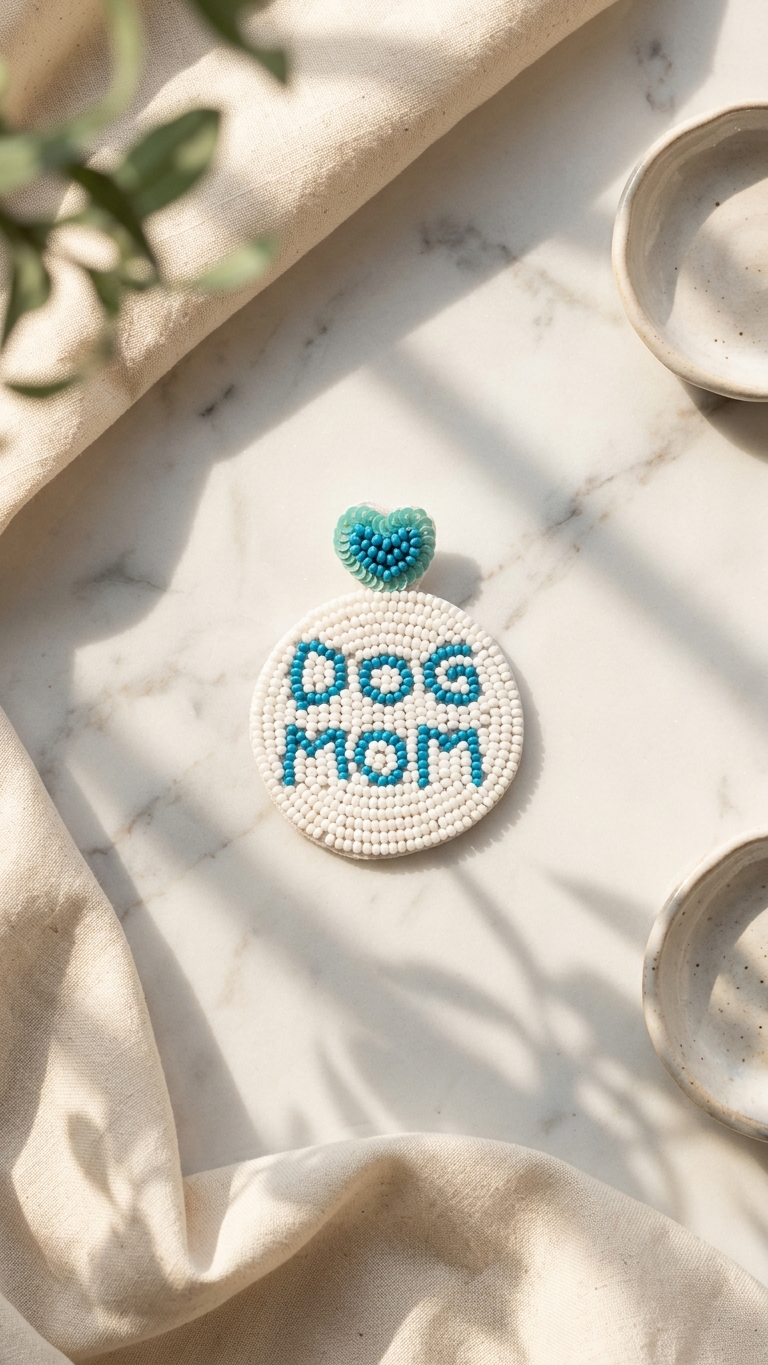 DoG MoM Beaded Earrings