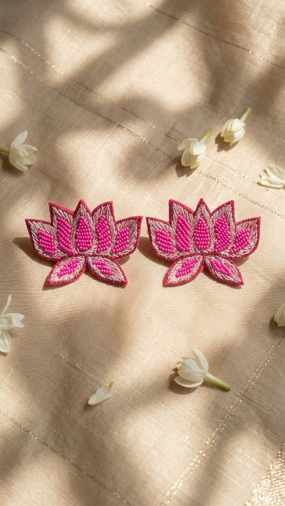 Lotus Handmade Earrings