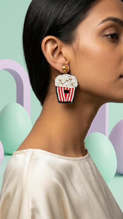 PopCorn Handmade Earrings