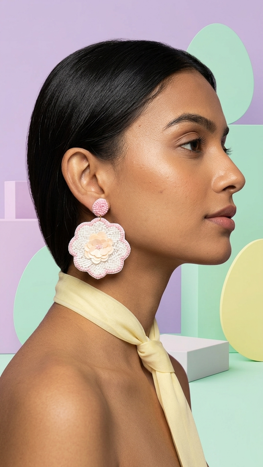 Flower Handmade Earrings