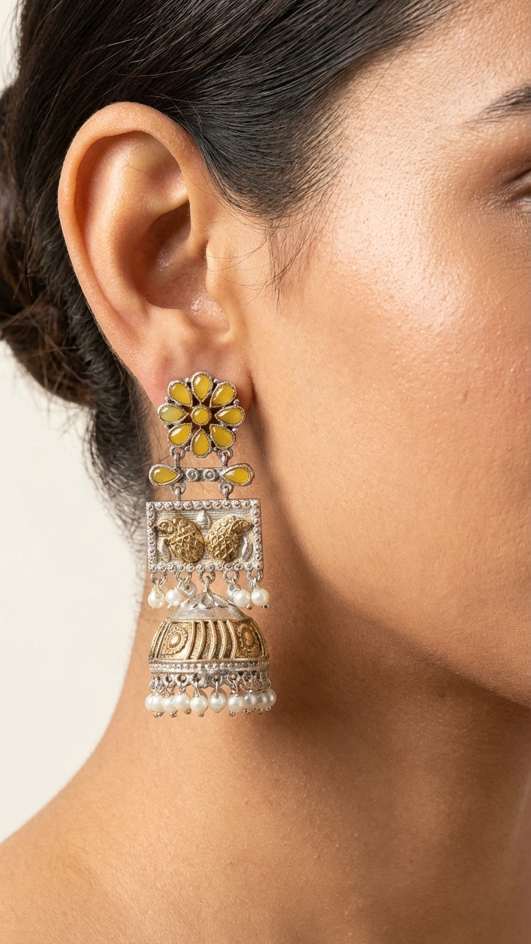 Dual Toned Jhumka