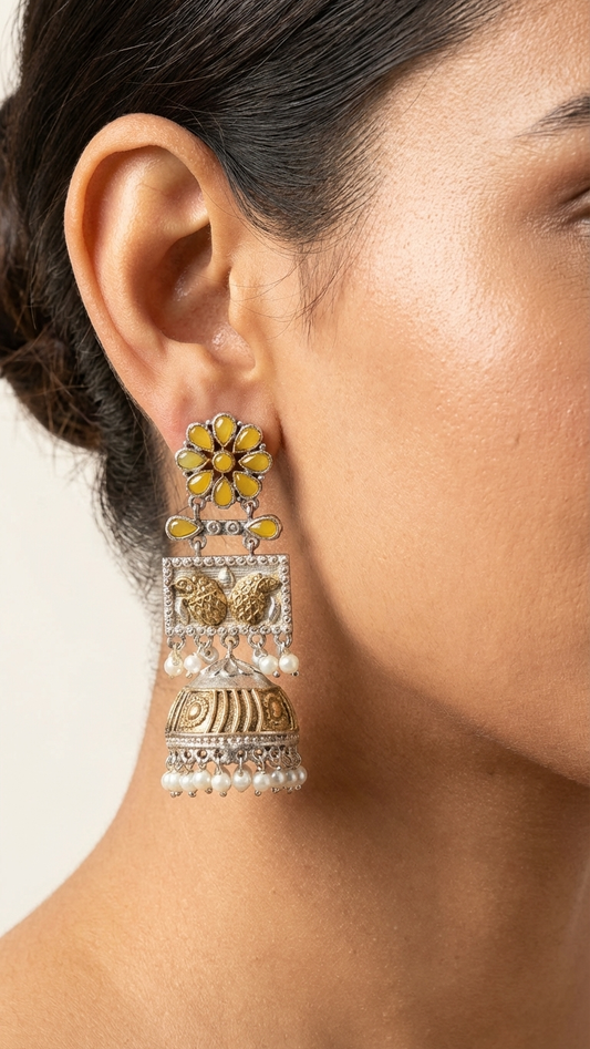 Dual Toned Jhumka