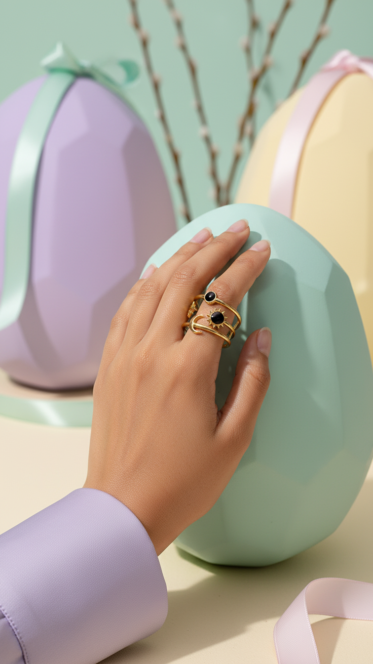Celestial Charm Adjustable Ring