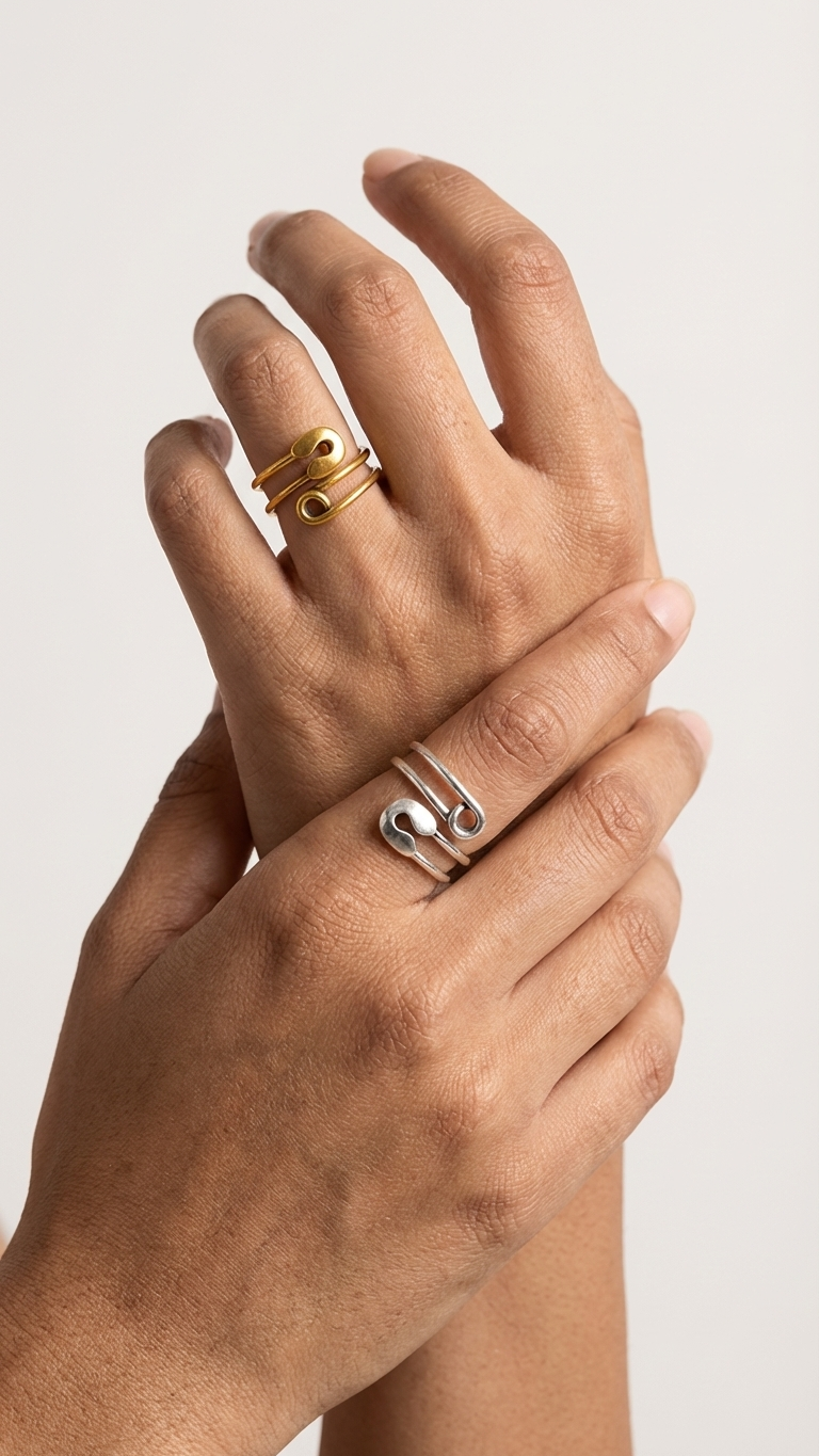Abstract Swirl Adjustable Ring