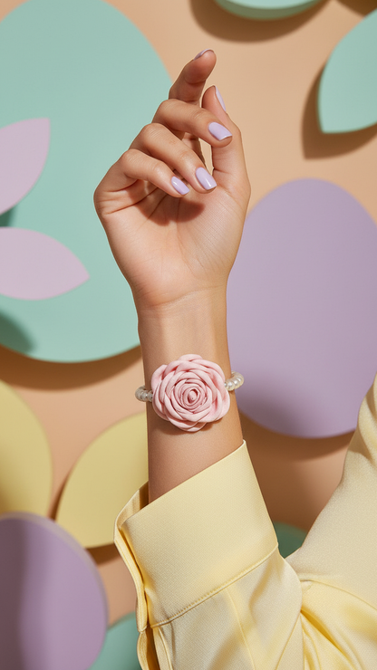 Pearl Rosy Bracelet