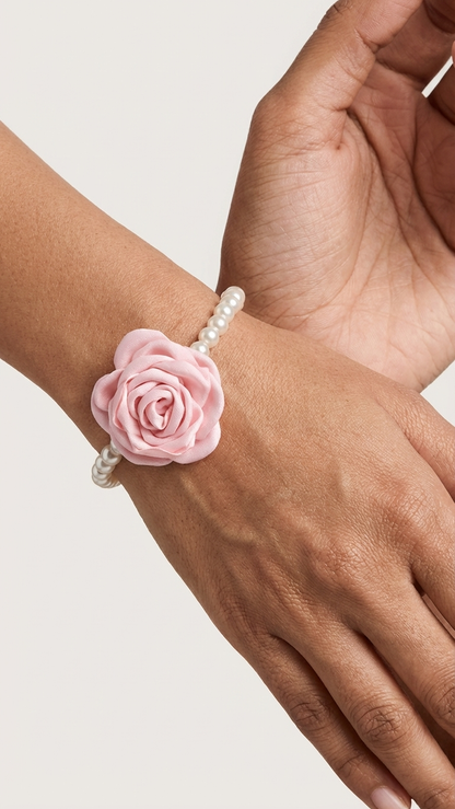 Pearl Rosy Bracelet