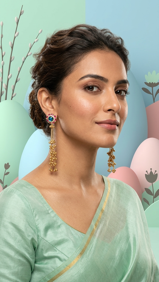 Royal Chand Tassel Earrings