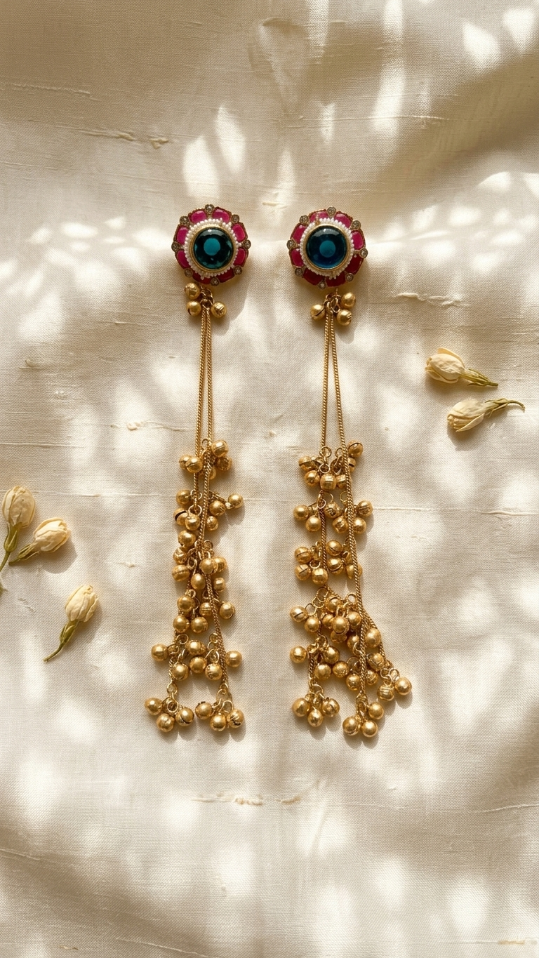 Royal Chand Tassel Earrings