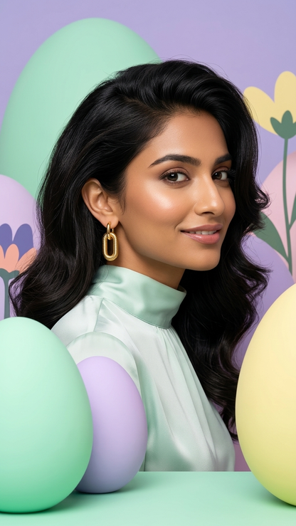 Luxe Link Hoops