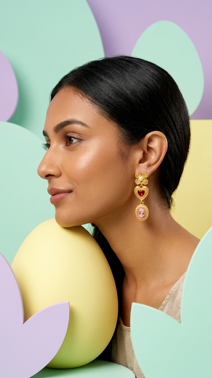 Victorian Love Drop Earrings