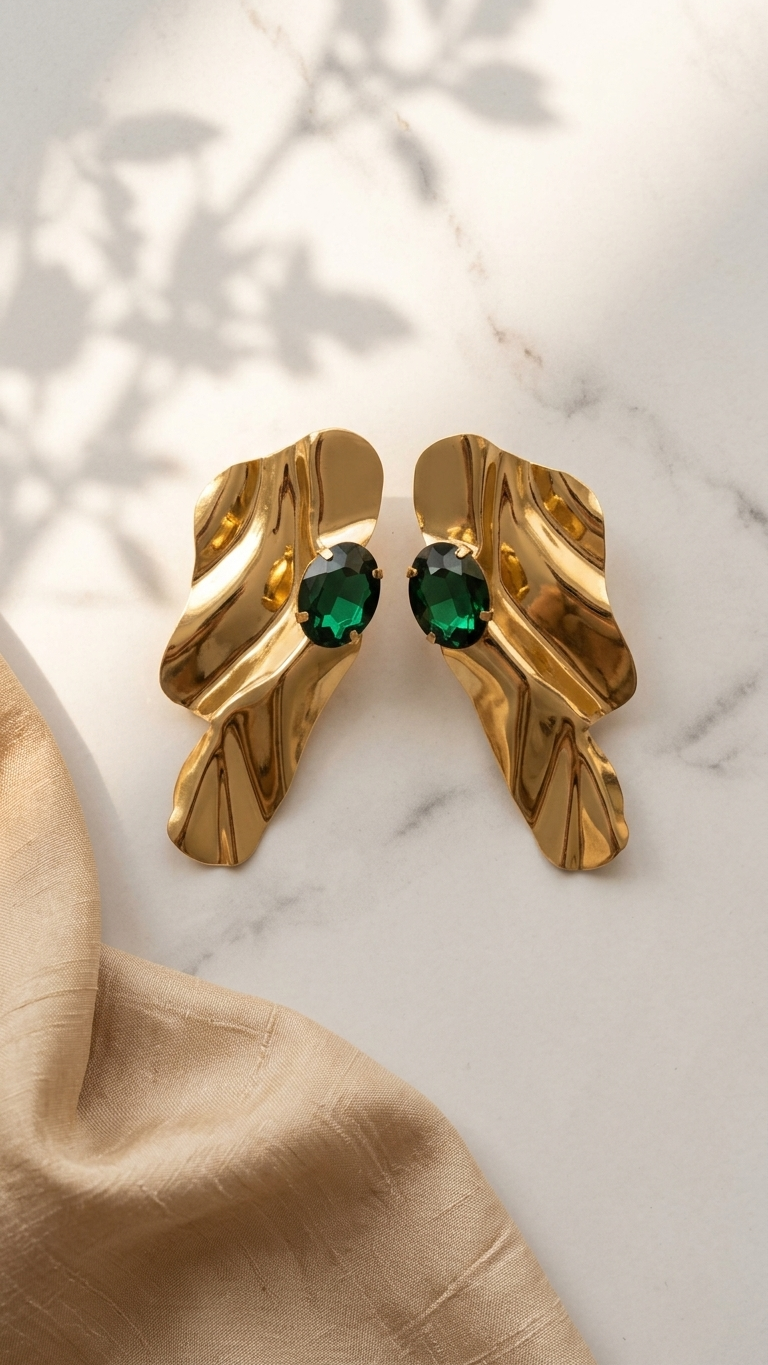 Emerald Earrings
