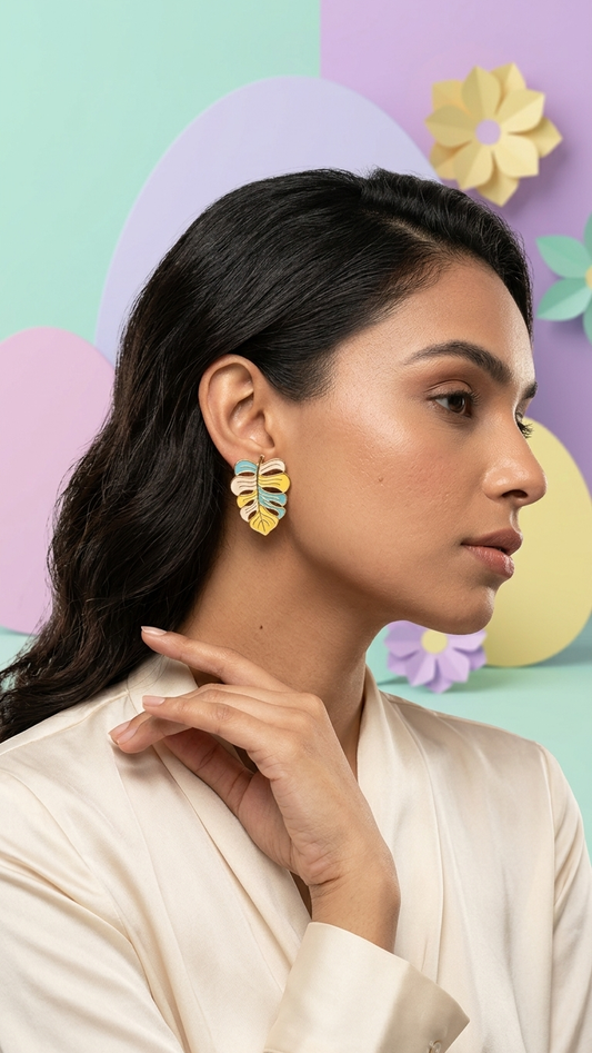 Gold Leaf Earrings