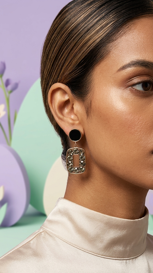 Black Onyx Luxe Earrings