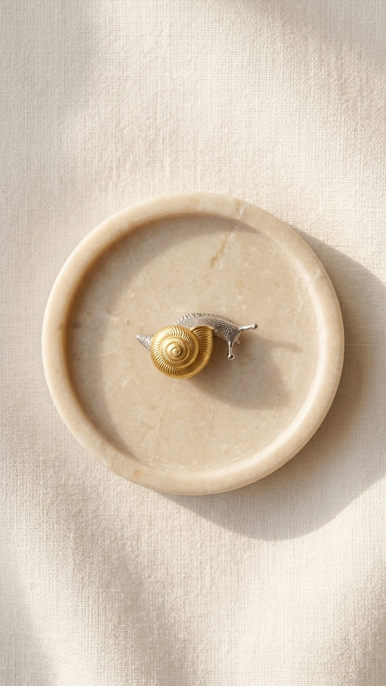 Whispering Snail Studs