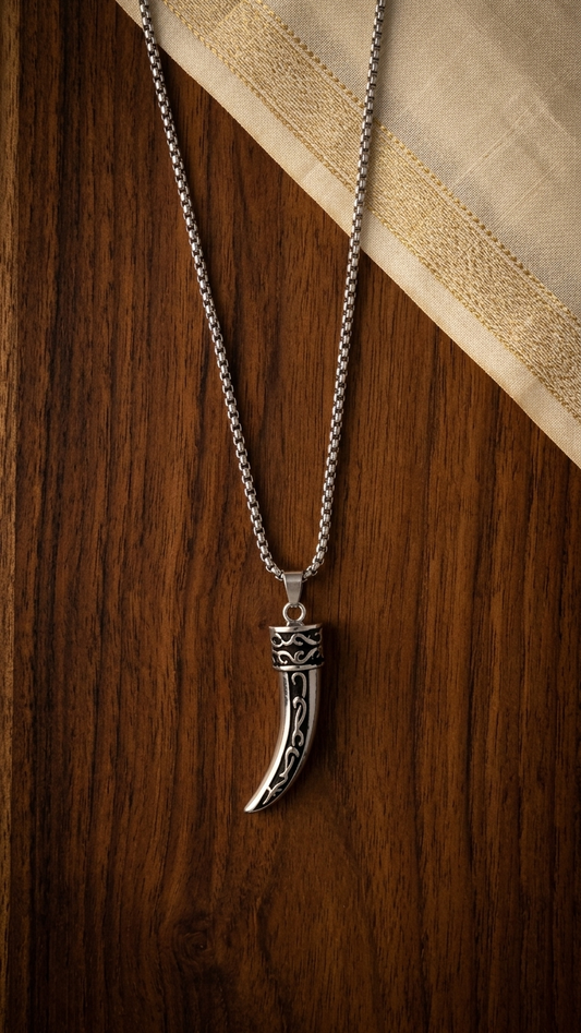Tribal Fang Pendant For Men