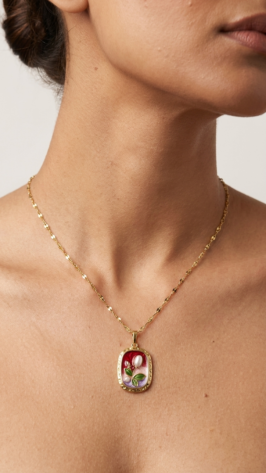 Enamelled Pendant