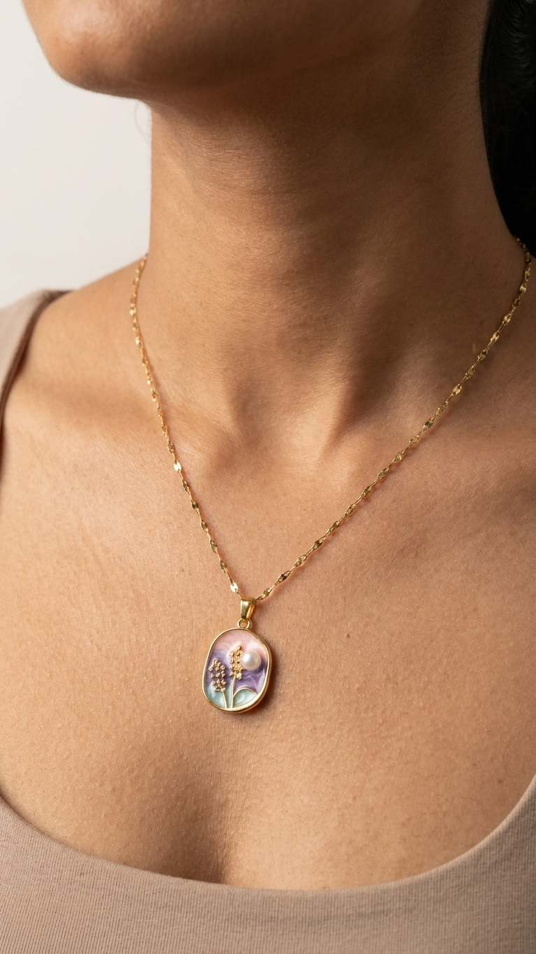Enamelled Pendant