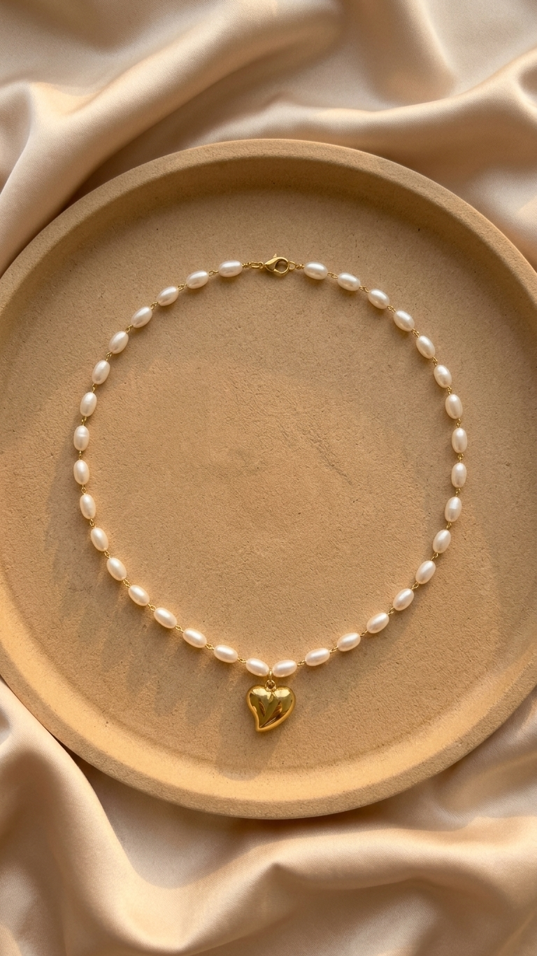 Pear Heart Pendant