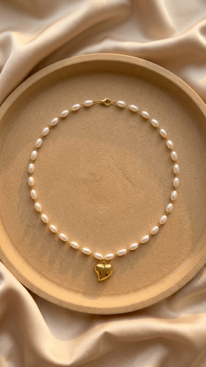 Pear Heart Pendant