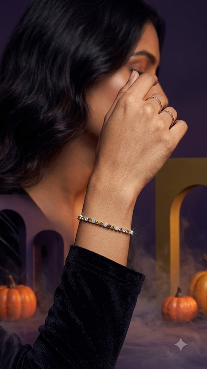 Blush Luxe Crystal Bracelet - Single Bracelet