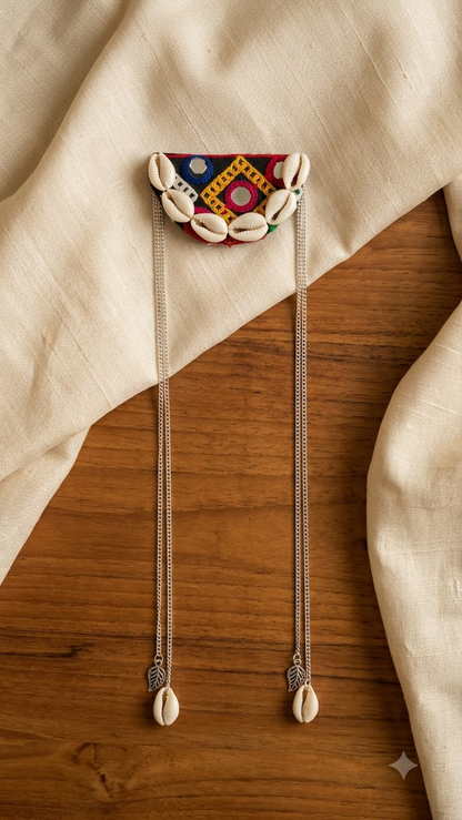 Cowrie Cascade Hair Accessory