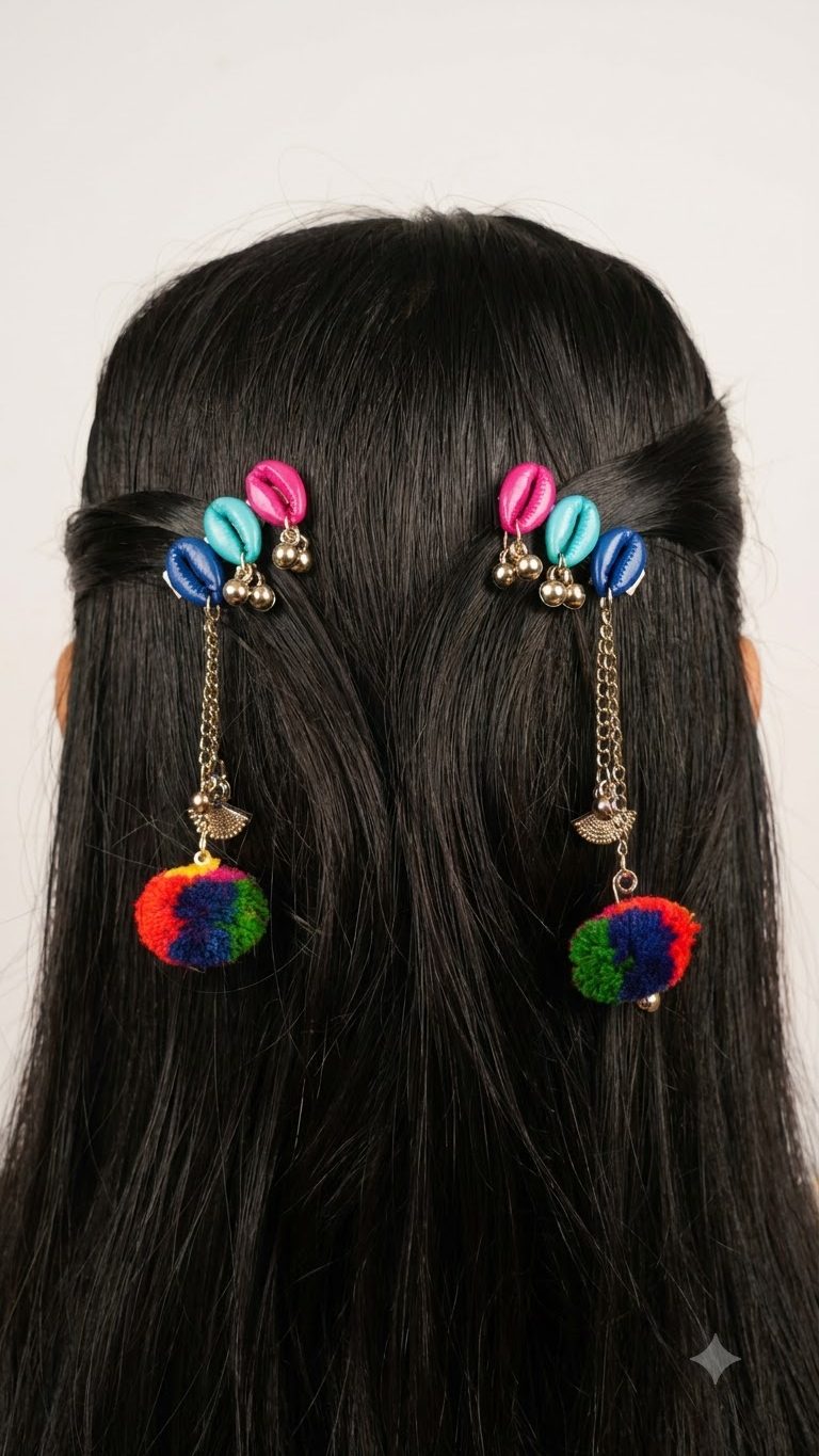 Festive Ghungroo Hair Pins