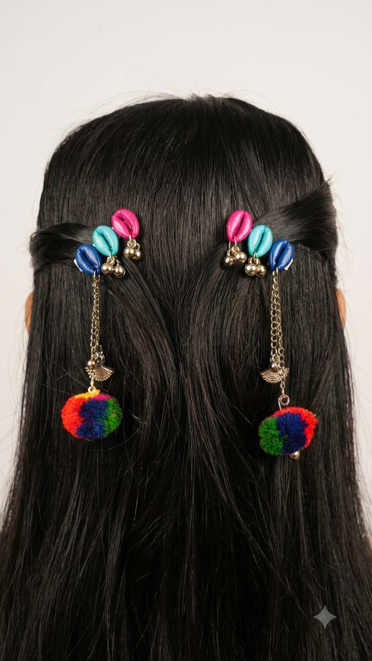 Festive Ghungroo Hair Pins